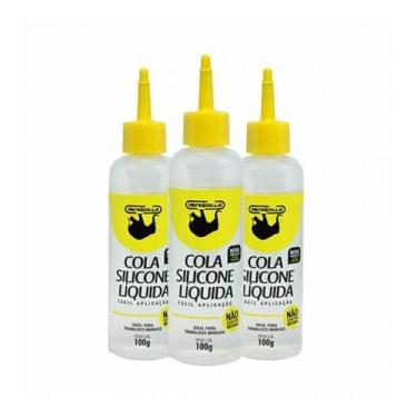 Imagem de Cola de Silicone Liquida 100g CX C/ 12 Unid - Rendicolla