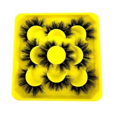 Imagem de Cílios Postiços Naturais 3D De Mink Falso MKYDCG Dramáticos Com Volume
