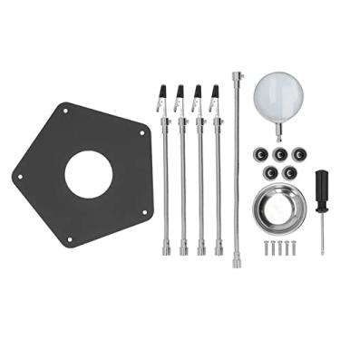 Imagem de Suporte de solda Mãos amigas Suporte de PCB de solda com alta transmitância de luz Ampliação 3X Braço universal para reparo de circuito Reparo de relógios Avaliação de joias Aço