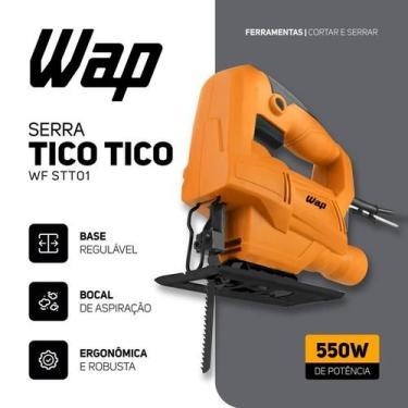 Imagem de Serra Tico Tico WAP 550W WF STT01 Com Base Regulvel e Bocal de Aspirao