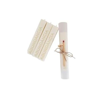 Imagem de Vela das Intenções Abundância, Vela Artesanal para Rituais de Prosperidade e Meditação, Aroma Suave
