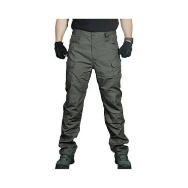 Imagem de Calça Cargo Tática Masculina 6XL - À Prova D'Água com Vários Bolsos El