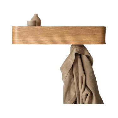 Imagem de Cabideiro De Parede Moderno Que Economiza Espaço Com Ganchos Ocultos E