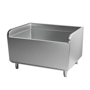 Imagem de Pia de esfregão de piso de aço inoxidável, pia de aço inoxidável independente, pia de esfregão de piso comercial com bacia profunda, pia de piso de aprofundamento de grande capacidade de aço