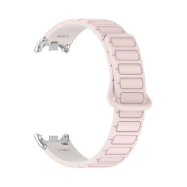 Imagem de Pulseira Magnética De Silicone Unissex Para Xiaomi Mi Band 10 9 8 - Su