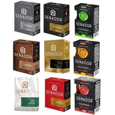 Imagem de Kit 9 Sabonete Senador Mix Todos 130g