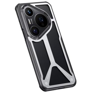 Imagem de LTLMYDAM Capa de metal para Huawei Pura 80 Ultra/80 Pro/80Pro+/80, alumínio de aviação, capa de proteção de dissipação de calor, prata, 80