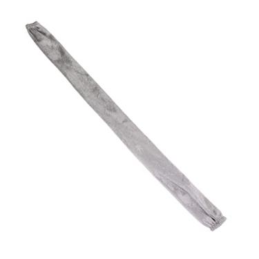 Imagem de Domary Pano de Flanela Com Capa de Corrente 60 Cm Comprimento 5 Cm Largura Com Tubos Proteção Zíper e Cabos Corrente (Cinza)