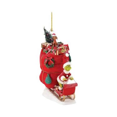 Imagem de Árvore De Natal Resina Pingente Ornamento, Decoração do lar, 1Pc - NON