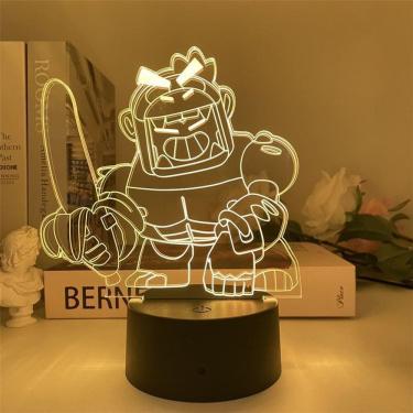 Imagem de Luz noturna LED 3D Brawls Stars Surges Golems Color Changing