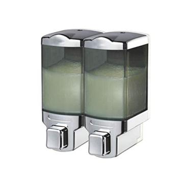 Imagem de CZCZC Dispensador de sabonete, dispensador de sabão de banheiro, caixa de mão para casa de banho, garrafa de gel, garrafa de cozinha, decoração de casa, kit de perfuração grátis