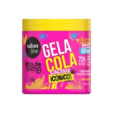 Imagem de Gela Cola Salon Line Cachos Icônicos Fixação Super Durinha 500g