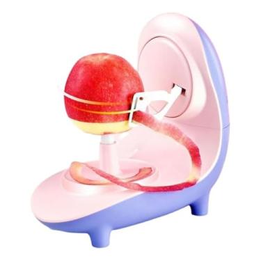 Imagem de Descascador de Frutas Raspador Automático Elétrico Multifuncional Dispositivo Cozinha 4ª Geração Recarregável via USB para Descascagem Sem Esforço Ráp