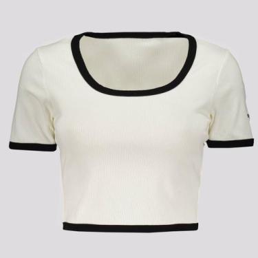 Imagem de Cropped Fila Rib Feminina Off White, P