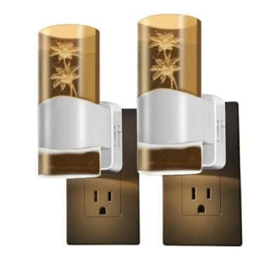 Imagem de Externa Nova luz noturna de escultura em 3D LED - lâmpada de parede com sensor de movimento para corredor, quarto, escadas(Style 5,1PC)