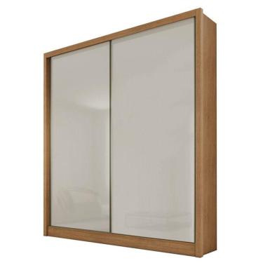 Imagem de Guarda Roupa Solteiro Toledo 2 Portas 3 Gavetas Cumaru 25 Fendi Com Nicho - Novo Horizonte