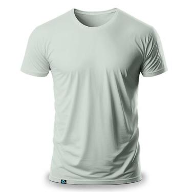 Imagem de Camiseta Masculina Lisa 100 Algodão Fio 30.1 Resistente Dia a dia Bási