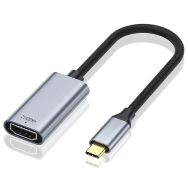 Imagem de HOYAWU Adaptador USB-C para HDMI (4K @60Hz) Conversor HDMI, adaptador tipo C para HDMI compatível com dispositivos MacBook Pro/Air, iPad Pro, iPhone, Samsung Galaxy, Dell XP e Thunderbolt 3/4 portas