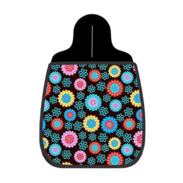 Imagem de Lixeira De Carro Organizador Lixinhocar Floral Micro Colorido