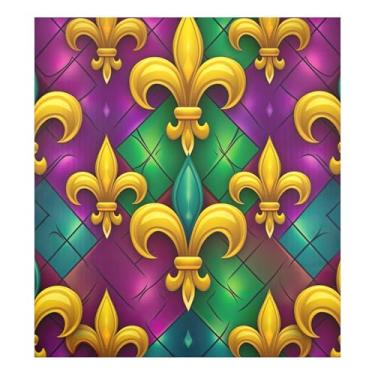 Imagem de Blueangle Capa magnética para lava-louças Mardi Gras, decoração da capa frontal da máquina de lavar louça, adesivos de eletrodomésticos, adesivos de eletrodomésticos, adesivo magnético decorativo de