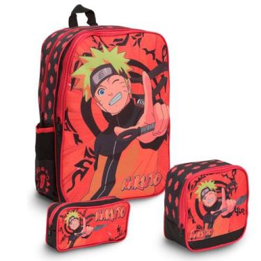 Imagem de Mochila Escolar Infantil Naruto Grande Masculina De Costas - TOYS 2U