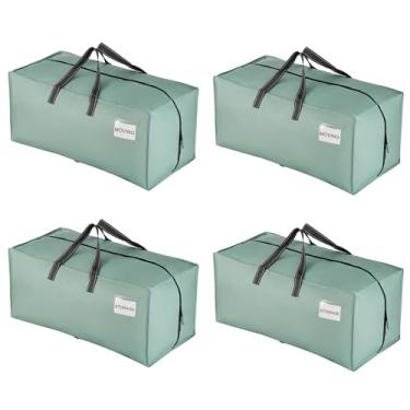 Imagem de VENO Pacote com 4 bolsas de mudança com alças de mochila, resistente, alternativas de caixas de mudança, suprimentos de embalagem, sacolas grandes de armazenamento para itens essenciais de dormitório