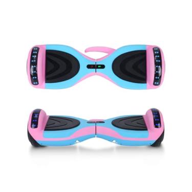 Imagem de Hoverboard com Music Speaker e LED Front Lights All Terrain 6,5"-ROSAZUL