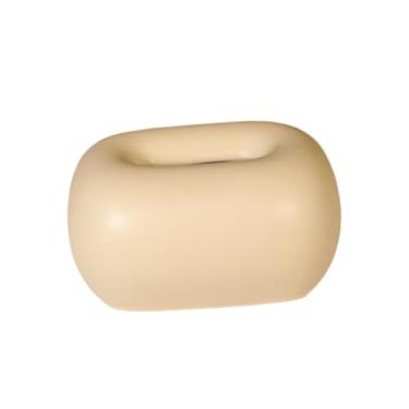 Imagem de ＫＬＫＣＭＳ Porta-lenços decorativo com capa, elegante e decorativo para mesa, porta-guardanapos para cozinha, viagens, carro e, Amarelo