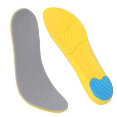 Imagem de Palmilha esportiva respirável engrossar desodorante absorvente de choque almofada para tênis de corrida para treinamento de futebol de basquete Suporte macio e confortável (Tamanho L (41-45))