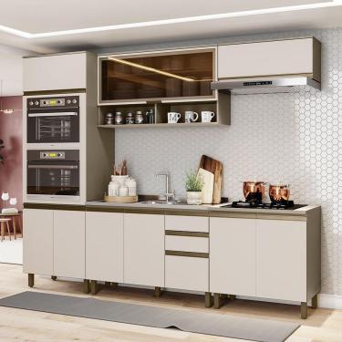 Imagem de Cozinha Completa 6 Peças Com Torre Quente 02 Fornos Lora Casa 812 Duna Com Cristal
