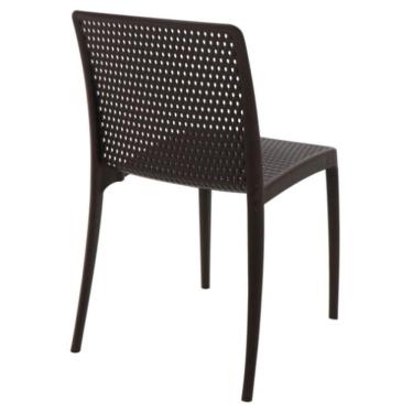 Imagem de Cadeira Tramontina Isabelle Em Fibra De Vidro Marrom