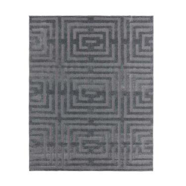 Imagem de Tapete Realce Eden 52 Grafite 0,50x1,00m - J Serrano