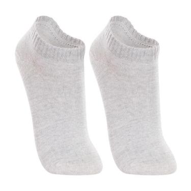 Imagem de Kit 2 Meia Cano Curto Lupo Feminino 4572-088, Mescla, Mescla, 34-39