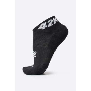 Imagem de Meia para Corrida HUPI Running Pro 42K Preto - Curta, Preto, UNICO