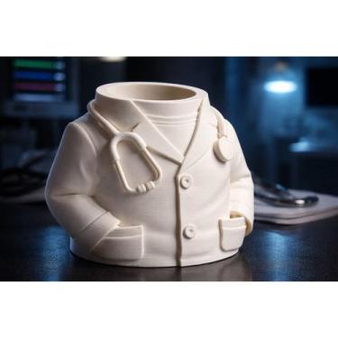 Imagem de Porta-Canetas Médico  Organizador em Formato de Jaleco - Tudona3d, Bra