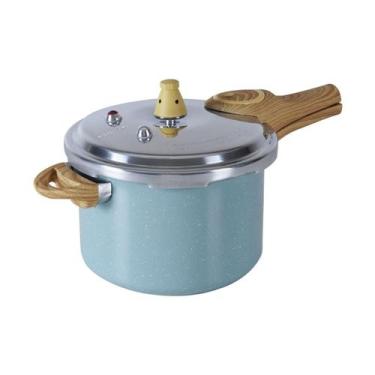 Imagem de Panela Pressão 20 Cm 4,2 L Fundo Indução Estrutura Alumínio - Brinox, 