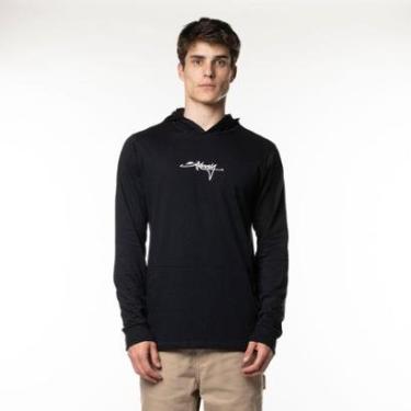 Imagem de Camiseta Billabong M/L Signature Preto Camiseta M/L Signature Preto-Preto-Gg-Masculino