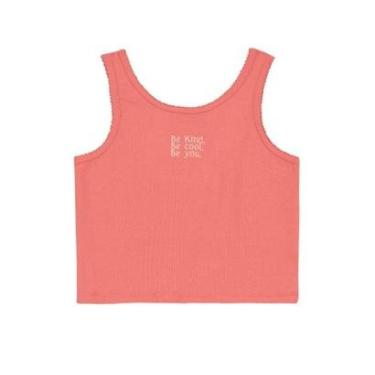 Imagem de Blusa infantil menina regata em ribana Brandili-Feminino