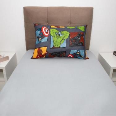Imagem de Jogo Cama Menino Vingadores 100% Algodão Com Elástico 2 Pçs - Portalla