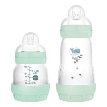Imagem de Kit Mamadeira MAM Easy Start Anticólica Starter Set 0+ meses 130ml e 2