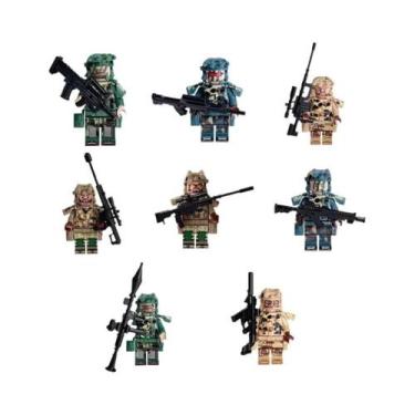 Imagem de Blocos De Montar Militares E Policiais Fantasma: Peças Pequenas Para C