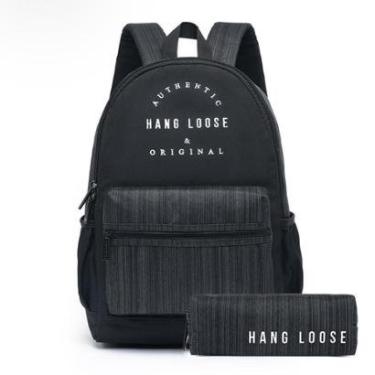 Imagem de Mochila Hang Loose + Estojo Hang Loose Kekoa Resistente Espaçosa 19 Litros-Masculino