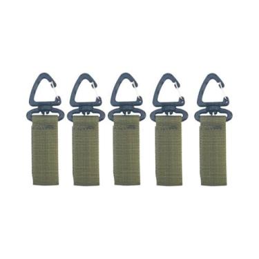 Imagem de Mosquetão De Nylon Giratório 360 graus Com Gancho Para Chaves, Fivela 