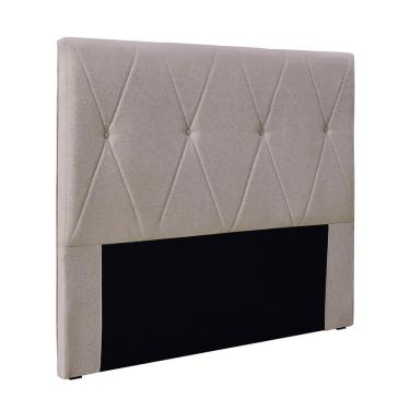 Imagem de Cabeceira Cama Box Casal Queen 160cm Elisa Linho Rústico - Loja Sheep