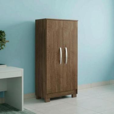 Imagem de Armário 2 Portas Malbec em MDP Compacto Moderno - Repleta