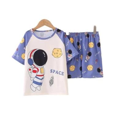 Imagem de Conjuntos De Pijamas De Verão Para Meninas Com Estampa De Desenhos Ani