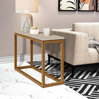 Imagem de Mesa de Apoio Supreme Off White/Nature - Tebarrot