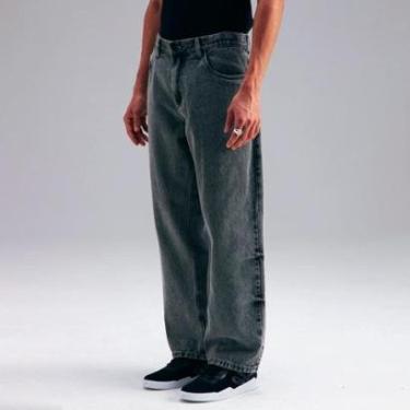 Imagem de Calça Plano C Jeans Baggy Estonada Washed Grey-Masculino