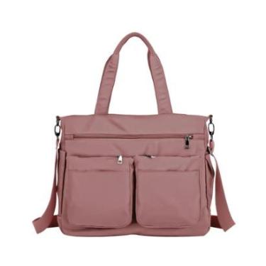 Imagem de Bolsa Sacola Feminina Grande Trabalho Estilosa Com Zíper-Feminino