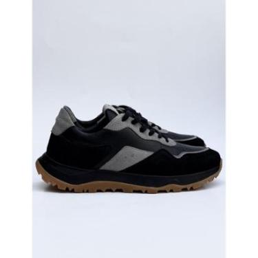 Imagem de Sapato Tênis Sneaker Tratorado Loboud OOIZI Preto-Masculino